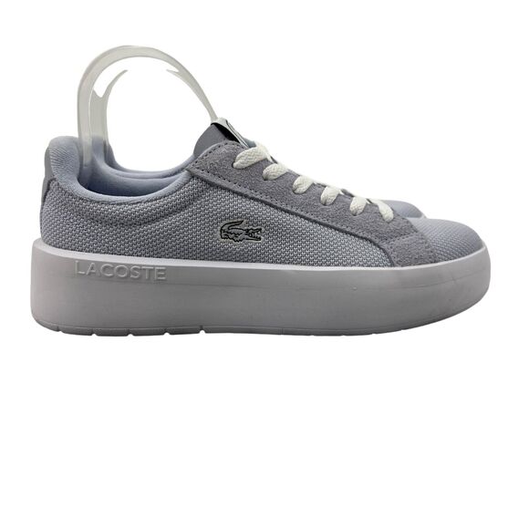 Lacoste Womens 7 Sneakers Grapemist Carnaby Platform Lace Up Shoes 747SFA00842K7 - Picture 1 of 12